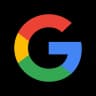 The multicolored Google 'G' logo on a black background.